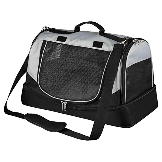 Trixie Holly Carrier Travel Bag for Dogs & Cats | Black / Grey | Size: 30x30x50cm