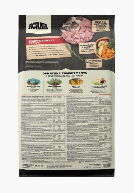 Acana Sports & Agility Dog Dry Food - All Breeds & Ages