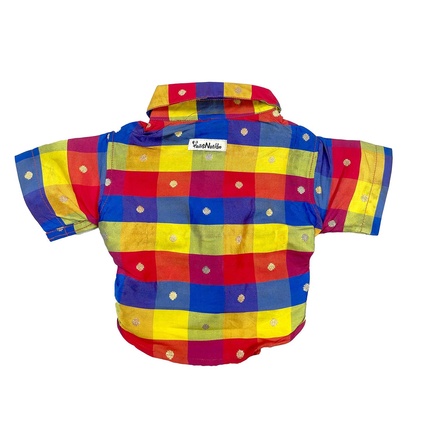 Tails Nation Festive Shirts Red & Yellow For Your Furry Friend | Attractive and Stylish