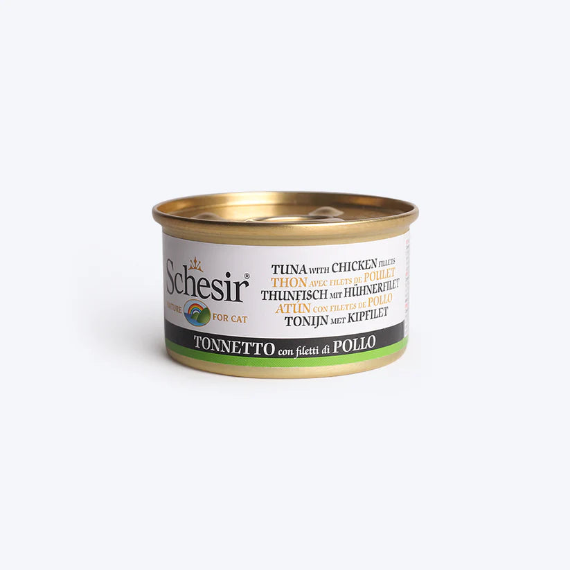 Schesir Tuna With Chicken Fillet Wet Cat Food 85g