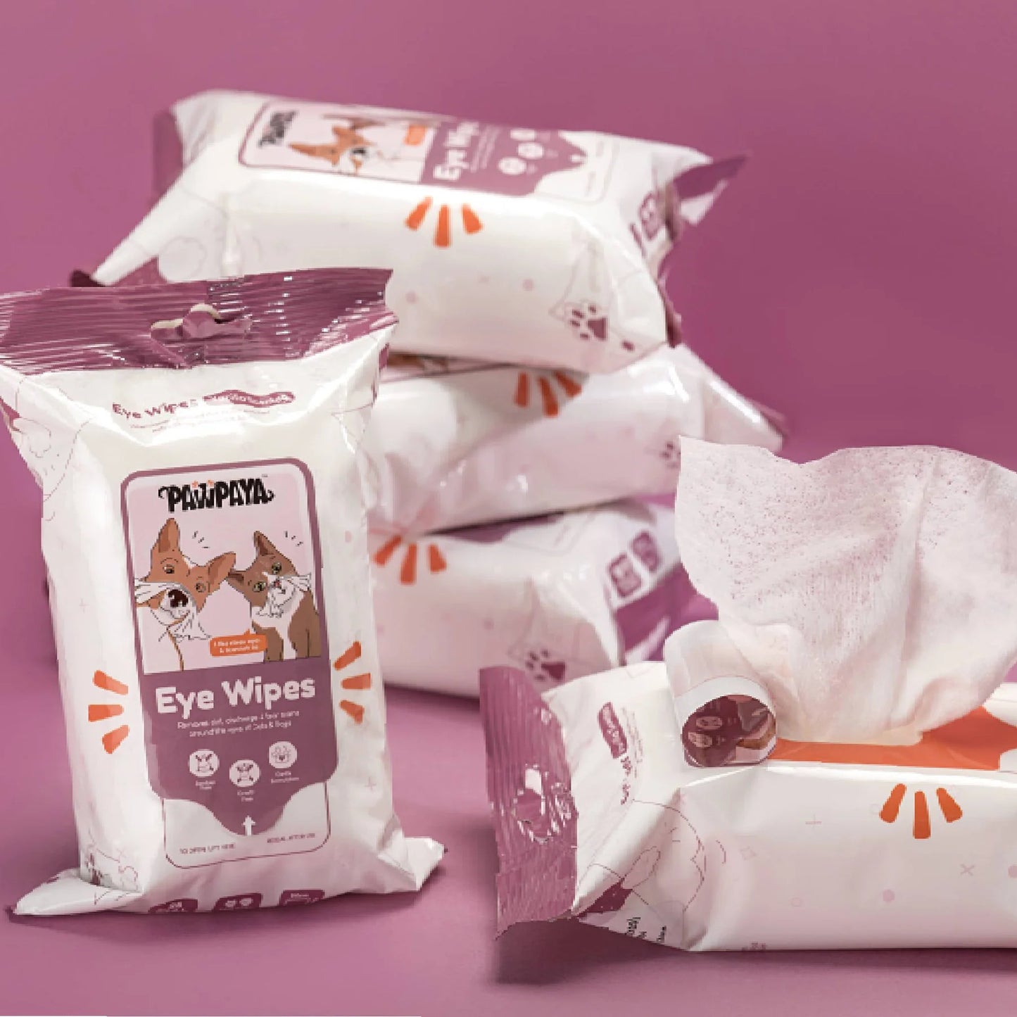 Pawpaya Eye Wipe Vegan & Cruelty-Free For Dogs & Cats