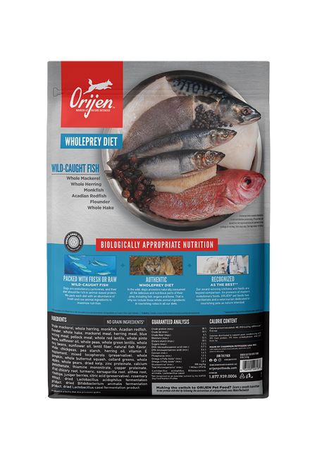 Orijen Six Fish Dry Dog Food - All Breeds & Ages