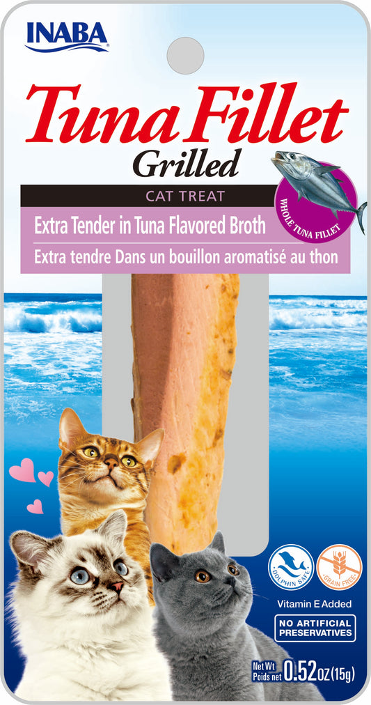 Inaba Grilled Tuna Fillet Extra Tender Treat For Cats 15g