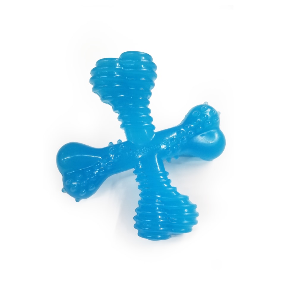 Nylabone Puppy Chew X-Bone Toy Beef Flavor Up to 7kg Dogs 142.11cm x 9.50cm x 3.81cm