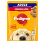 Pedigree Adult Wet Dog Food Chicken & Liver Chunks in Gravy 70g