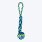 Zeus Rope & TPR Ball Tug Toy (7cm x 42cm)- Assorted Colors