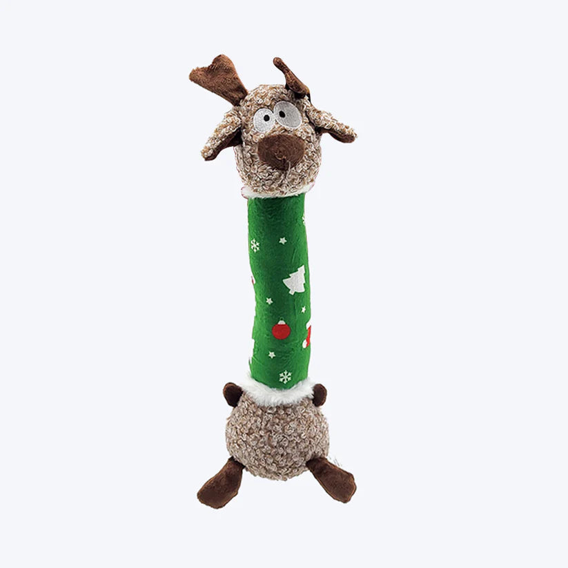 Kong Christmas Collection Holiday Shakers luvs Reindeer Dog Toy Medium 7.11x38.86x43.18cm