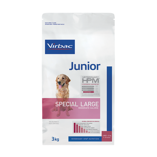 Virbac Veterinary HPM Junior Dog Special Large Dog Food 3kg