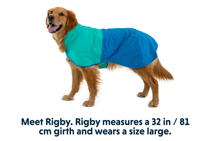 Ruffwear Sun Shower Raincoat Jacket - Blue Dusk