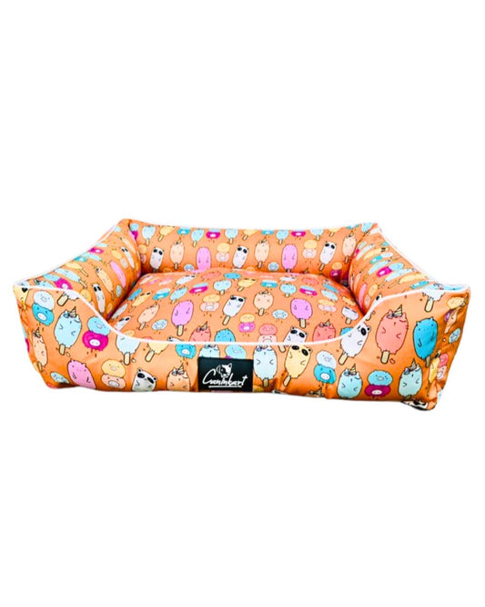 Caninkart Premium Printed Lounger Bed For Dogs