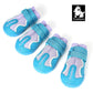 Truelove Water Resistance Dog Shoes with TPR Sole (Algiers Blue/Lavender, Set of 4)