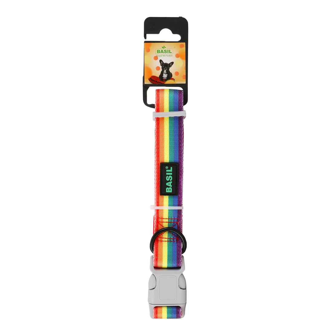 Basil Rainbow Collar For Dog Large