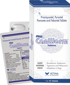 Vetina Canworm Tablet Dewormer for Cats 1 x 10 Tablets
