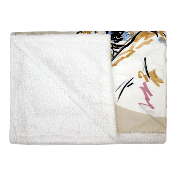 Pawpourri Dog Portrait Blanket I Size- 33x47''