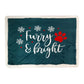 Pawpourri Furry & Bright Xmas Blanket For Dogs & cats I Size- 30x40''