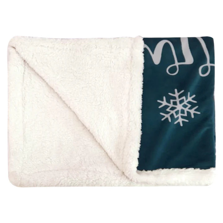 Pawpourri Furry & Bright Xmas Blanket For Dogs & cats I Size- 30x40''