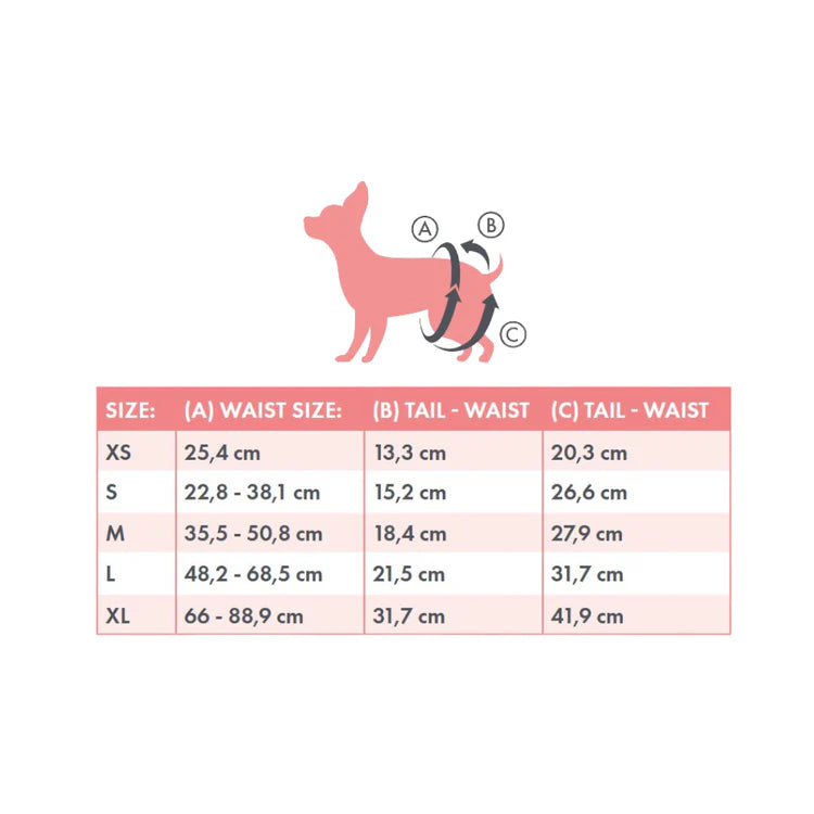 M-Pets FeMale Washable Diapers For Dogs