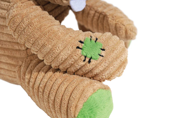 M-Pets Plush and Squeak Terra Eco Puppy Toy Nala 18 x 11 x 15cm