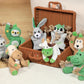 M-Pets Plush and Squeak Eco Puppy Toy Kira 16 x 11.5 x 22cm