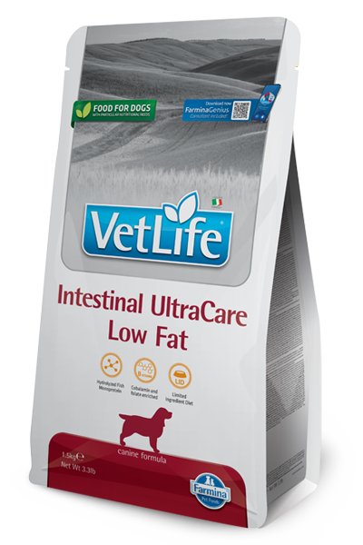 Farmina Vet Life Intestinal UltraCare Low Fat Dog Food 1.5kg