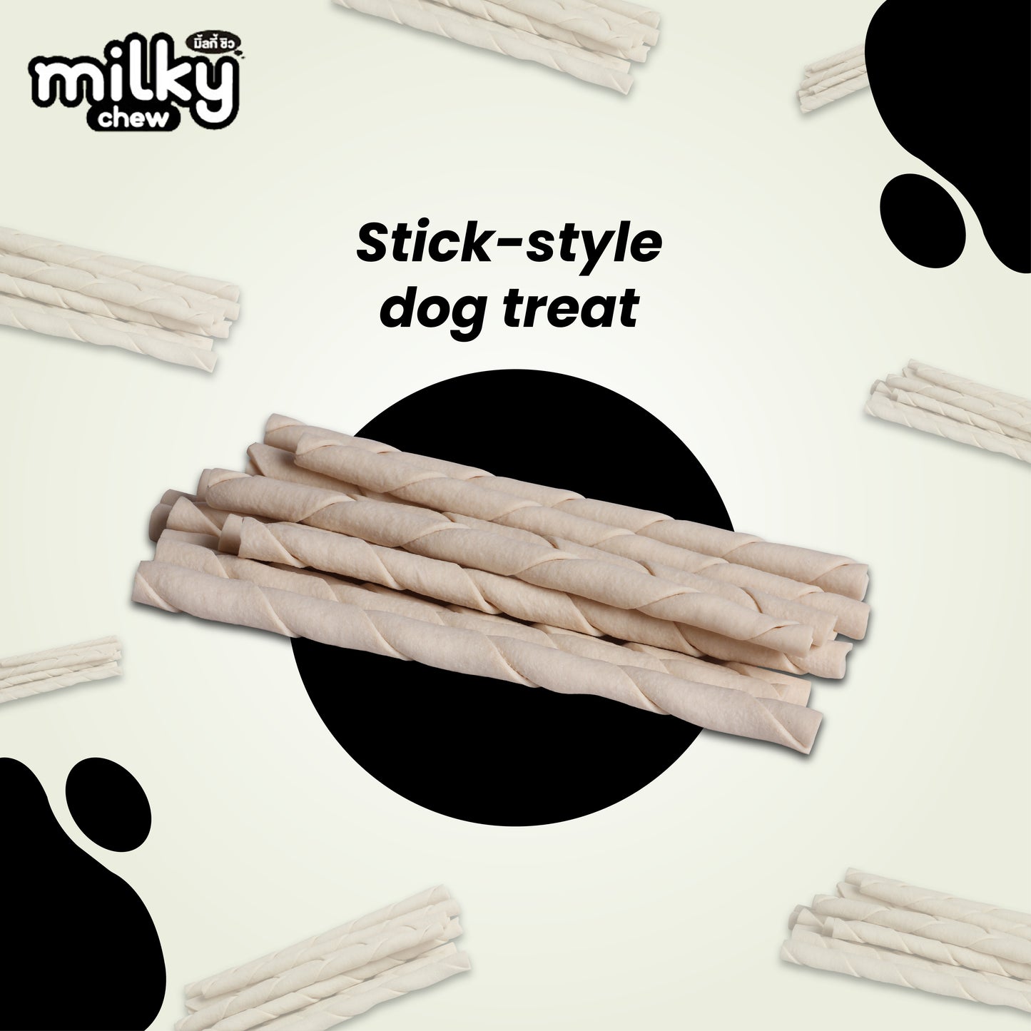 Dogaholic Milky Chew Stick Style 30pcs