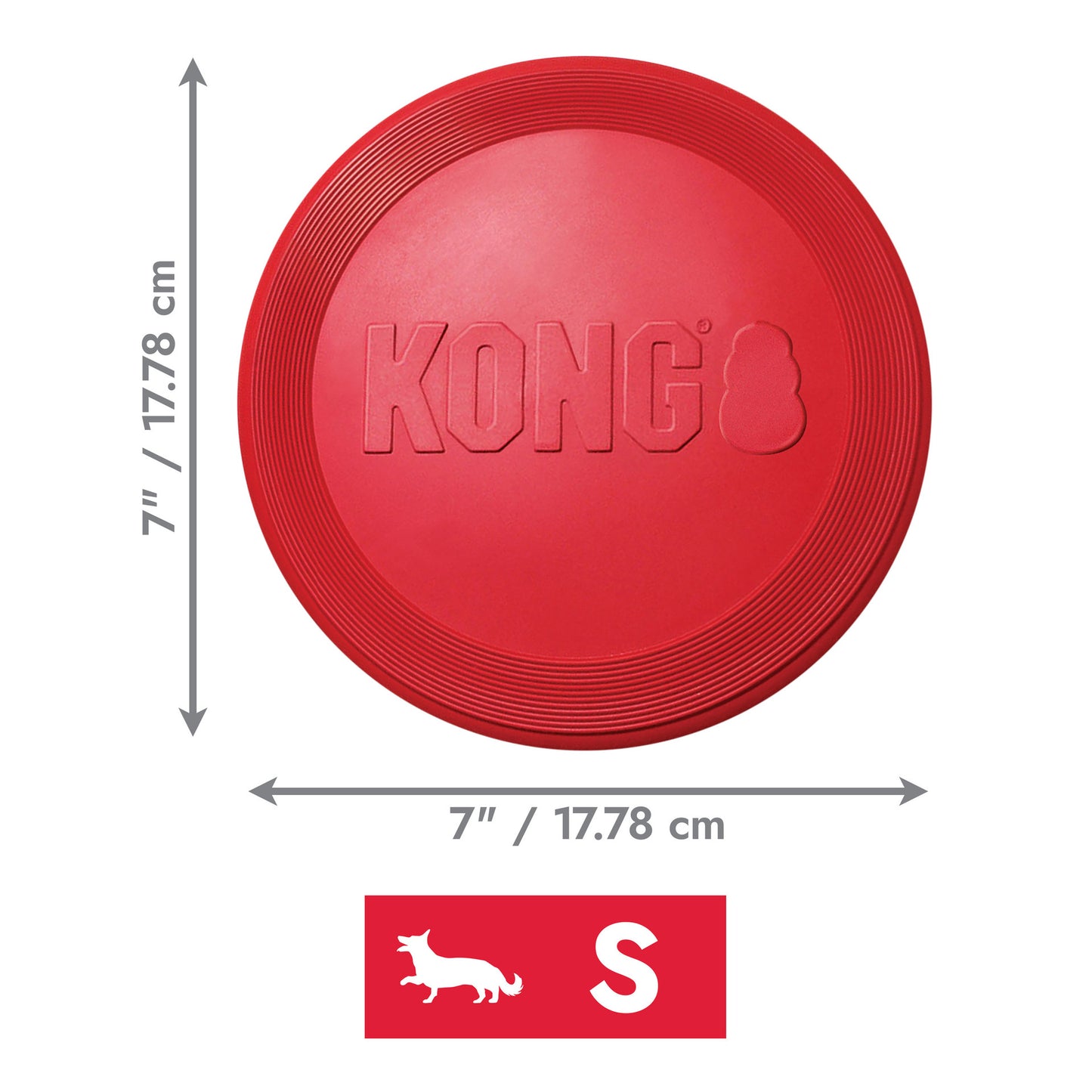 Kong Flyer Fetch Toy for Dogs Large