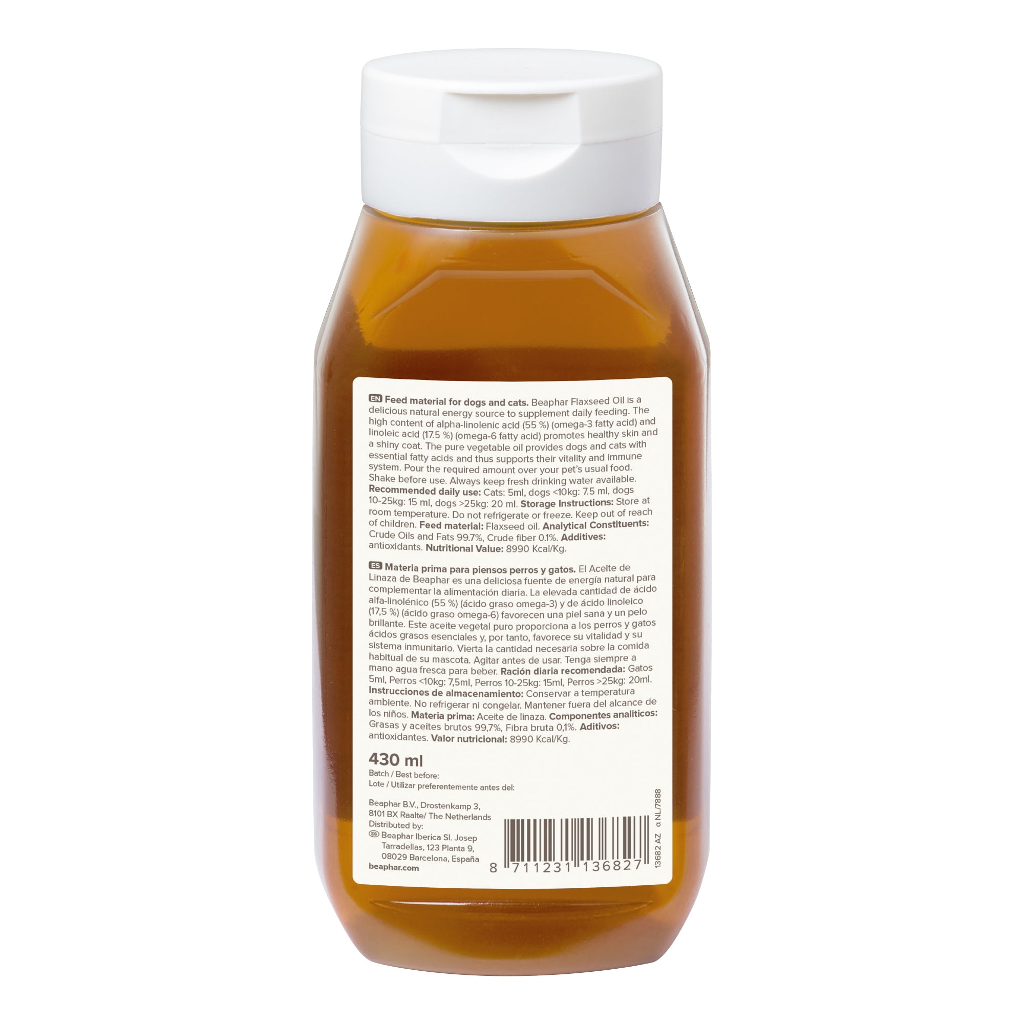 Beaphar Flaxseed Oil Dog & Cat 400ml