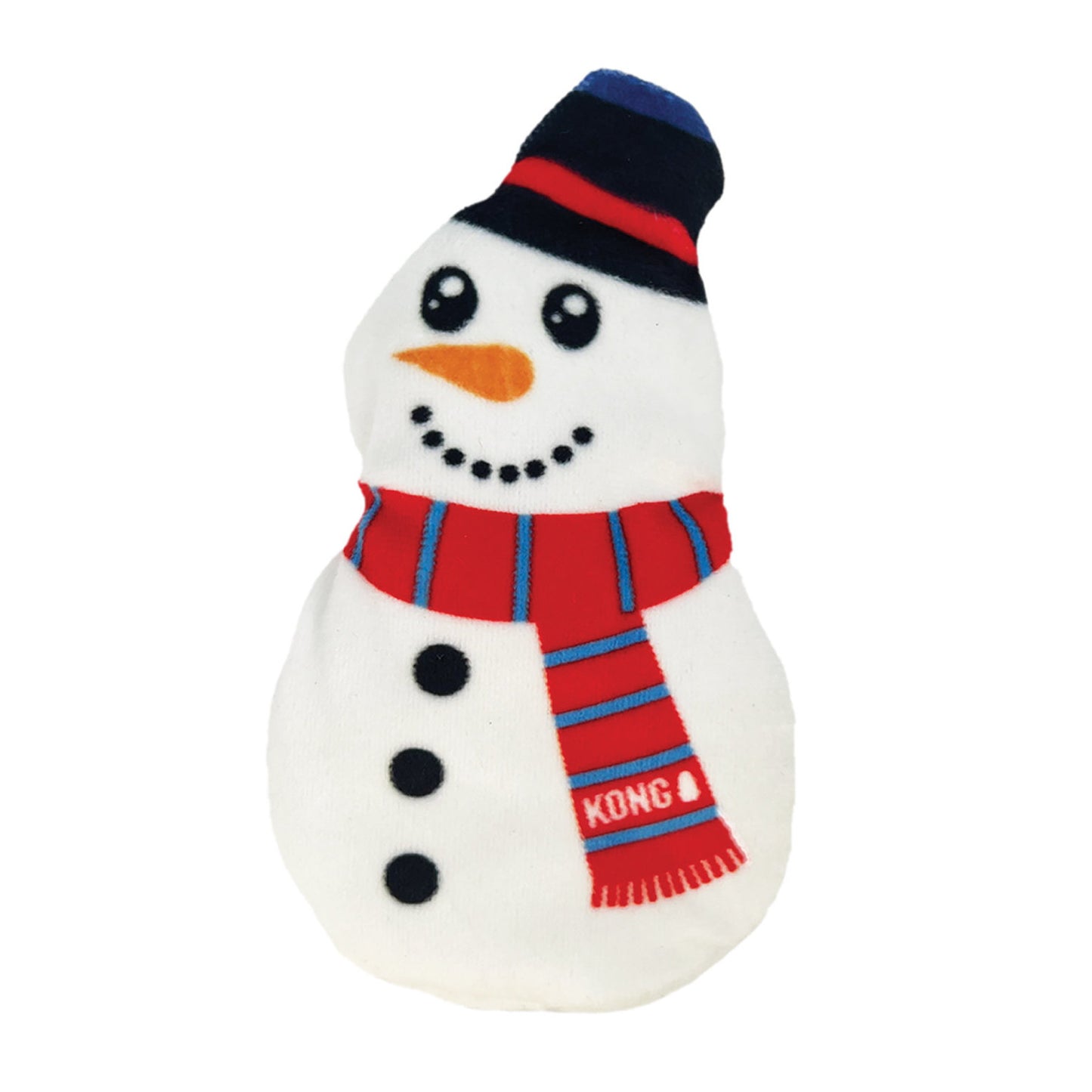 Kong Christmas Collection Holiday Refillables Snowman Cat Toy 5.08x9.65x11.43cm