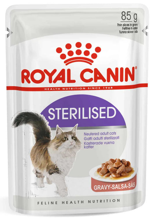 Royal Canin Sterilised Gravy Salsa Wet Food 85gm