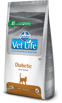 Farmina Vet Life Diabetic Food For Cats 2kg