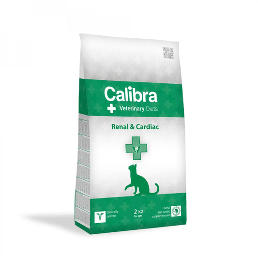 Calibra Veterinary Diets Renal & Cardiac Dry Cat Food 2kg