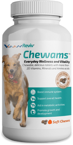 Vvaan Chevvams Multivitamin Mineral and Amino Acids Chicken Flavour Chewable Tablets for Dogs 30 Tablets