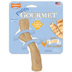 Nylabone Strong Chew Gourmet Style Stick Puppy Chew Toy Chicken Flavor Medium 3 x 13 x 2cm