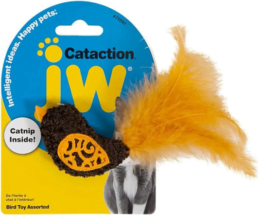 Petmate JW Cataction Catnip Bird Cat Toy