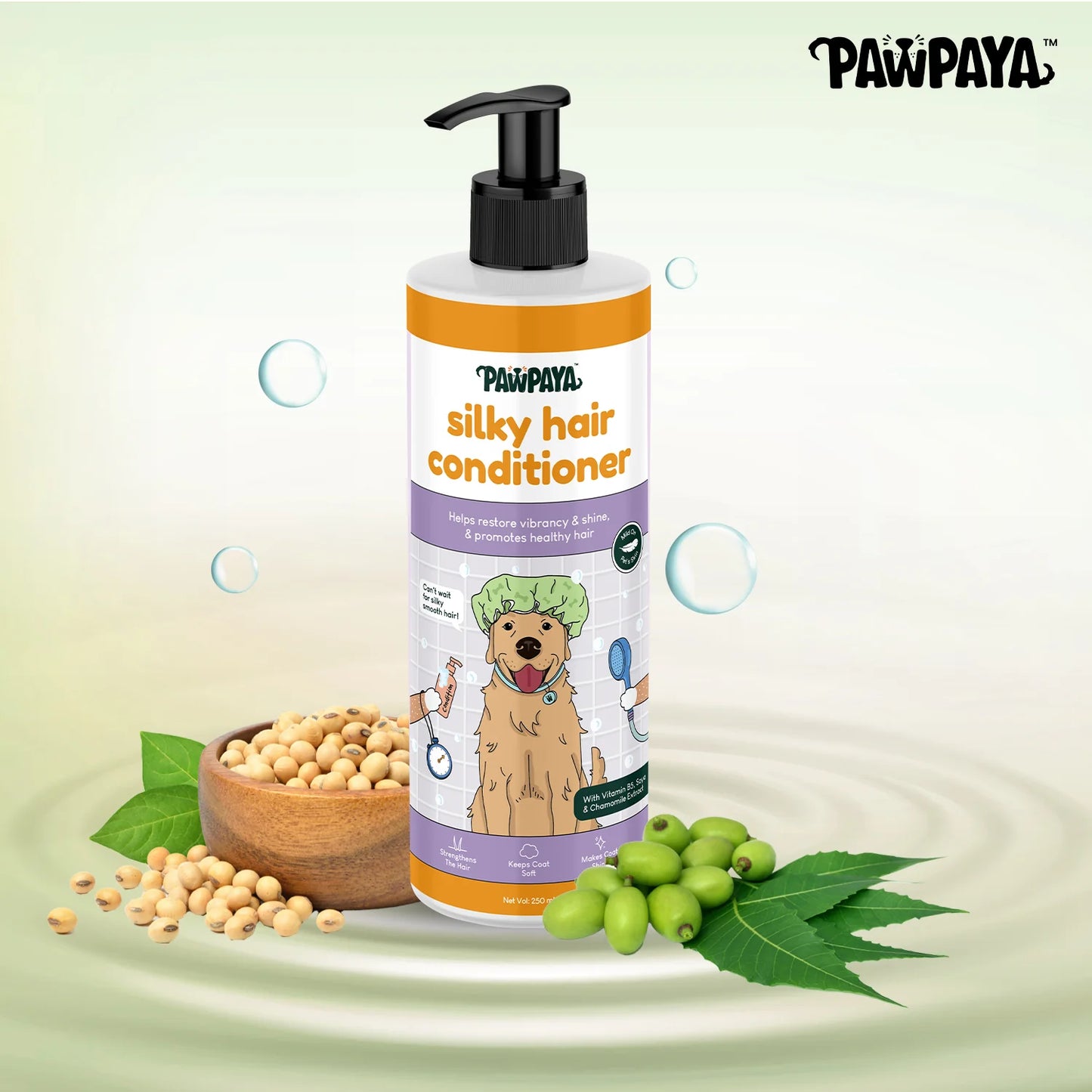 Pawpaya Silky Hair Conditioner For Dogs 250ml