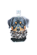 Basil Silver Dog Jewelry – Lightweight Glam No Metal Chain Small 34cm