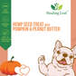 Healing Leaf Hemp Seed Dog Treat with Pumpkin & Peanut Butter 100gm
