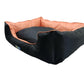 Pawfect in Premium Outdoor Lounger Water Resistance Bed For Your Furry Friend (Black)