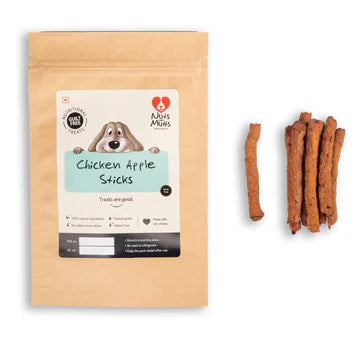 Nuts over Mutts Chicken Apple Sticks Gluten Free Treas For Dogs 150g