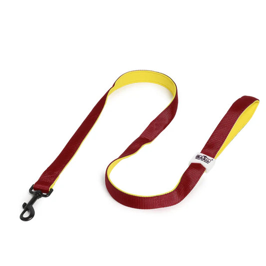 Basil Padded Leash For Dogs & Cats Maroon XL 4Ft & 3cm