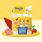 Smylo Hydration Rich Chicken with Carrot, Kale and Cranberry Bone Broth for Cats 100ml