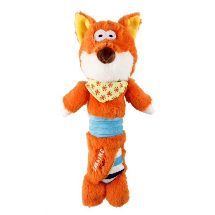 Gigwi Shaking Fun Fox Plush Dog Toy With Squeaker Inside Medium