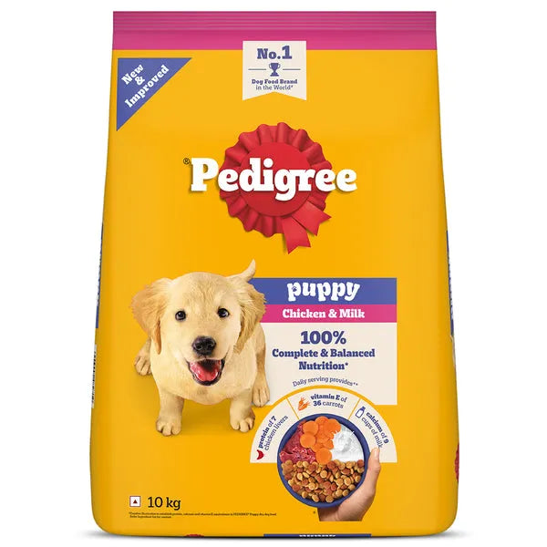 Pedigree Puppy Dry Dog Food Chicken & Milk