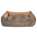 Pawpourri Plush Cuddler Bed For Dog I M/L I Size - 30 x 38 x 8"