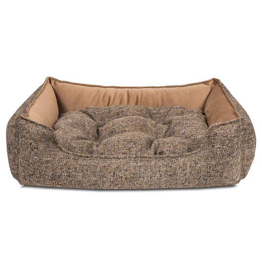 Pawpourri Plush Cuddler Bed For Dog I M/L I Size - 30 x 38 x 8"