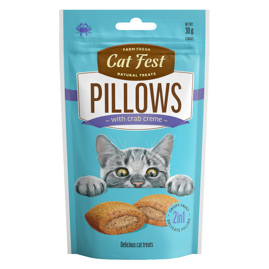 Catfest Pillows with crab cream Treat For Cats 35g