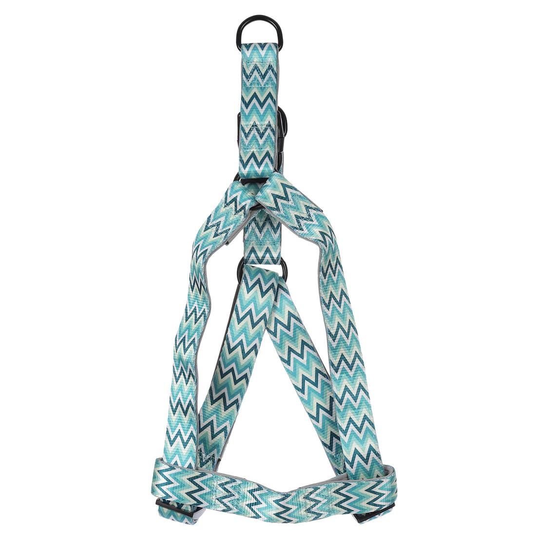 Basil Printed Green Padded Harness