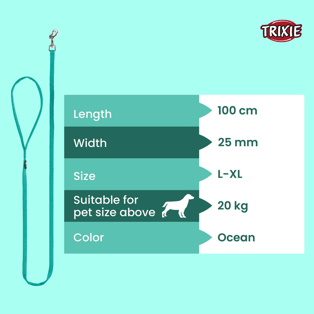 Trixie Premium Leash For Dog Ocean
