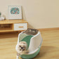 M-Pets Eco Tima Cat Litter Box Sea Green 60.2 x 45.1 x 42.4 cm