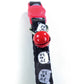 M-Pets ZANY Cat ECO collar Black & Red 1 cm x 20-30 cm
